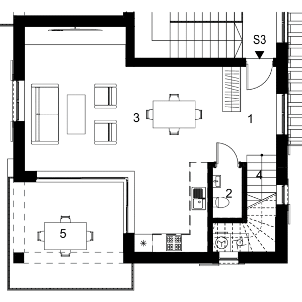 Stanovanje 12.3. – Tloris stanovanja